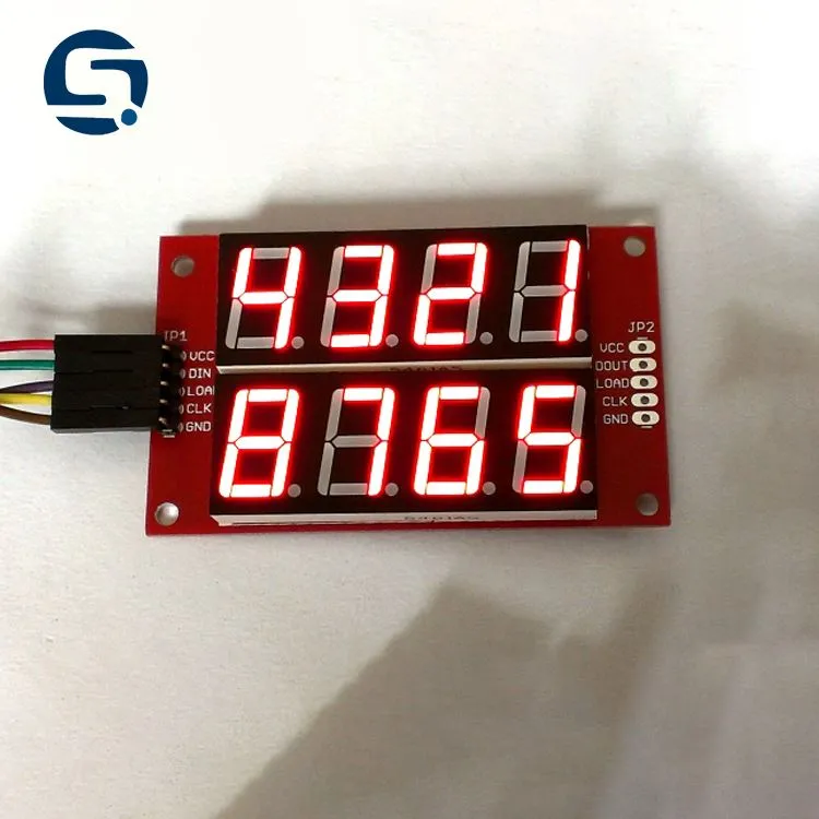 Red LED 7 segment displeje